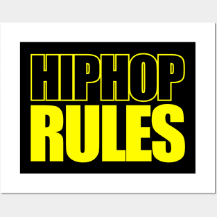 Hiphop Rules Posters and Art